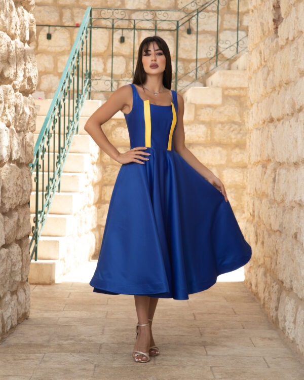 Royal Blue Flare Dress